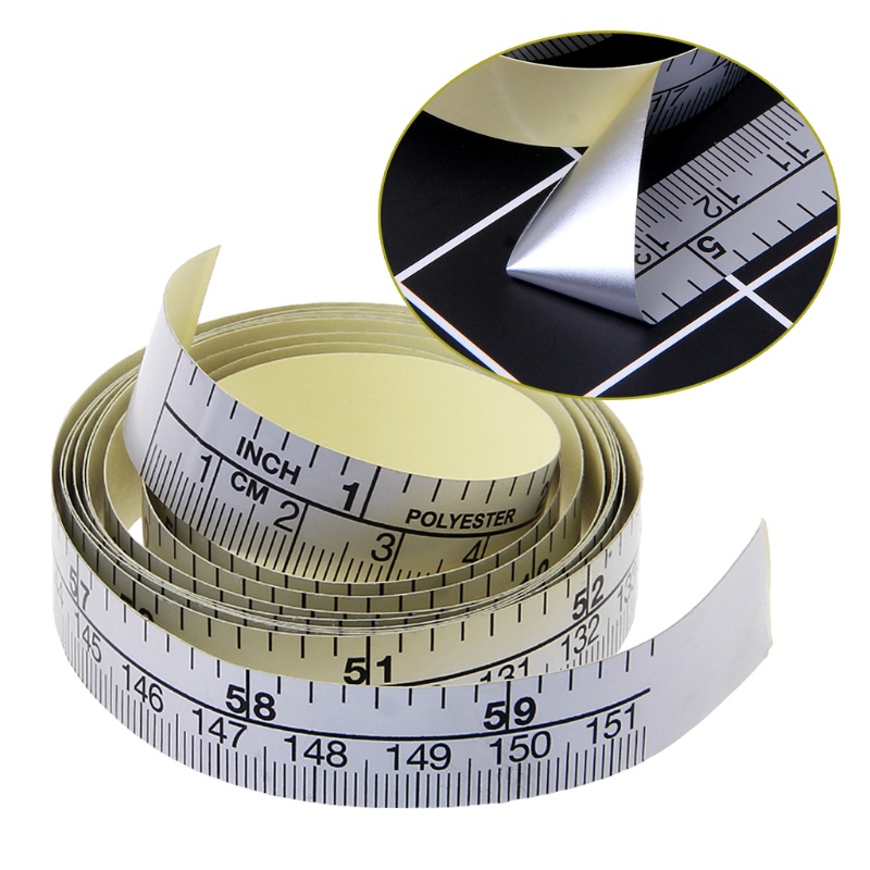 Heat Transfer Vinyl Roll - 151Cm Zelfklevende Metrische Meetlint Vinyl Liniaal
