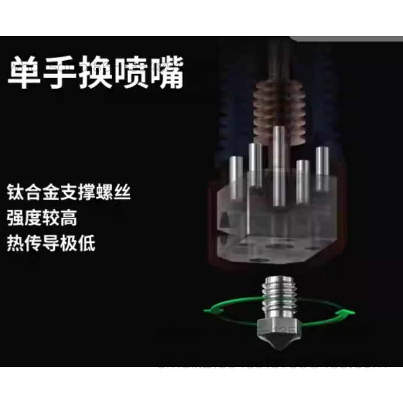 Commercial Printing Factory - Lange hotend high flow print-extrusiekop 3D-printer