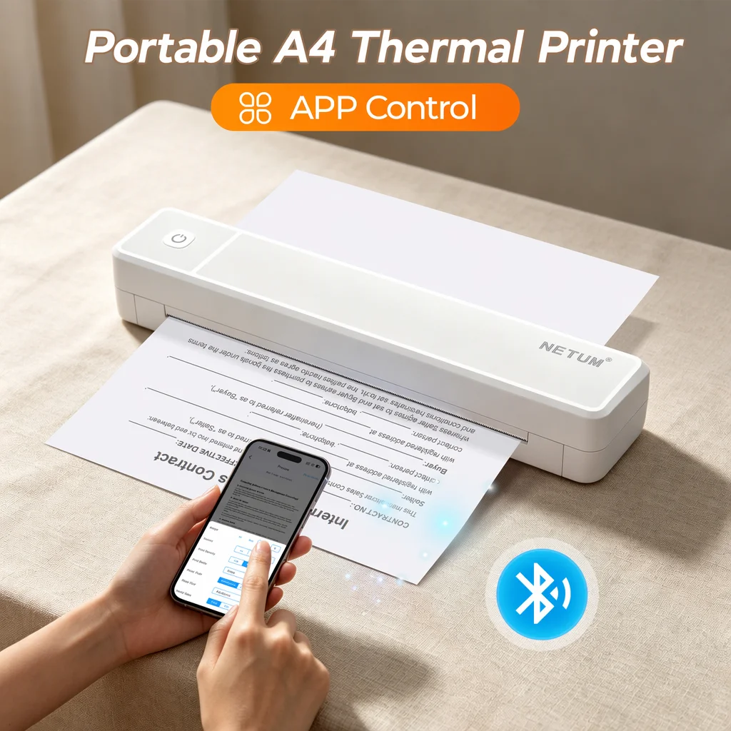Commercial Book Printing Machines - Mini A4 thermische printer Ondersteuning Android