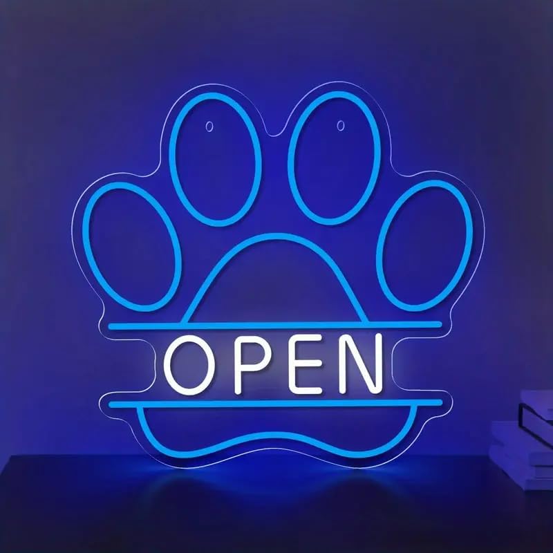 Commercial Printing Shop - LED Neon Sign USB Dimbare Pootafdruk