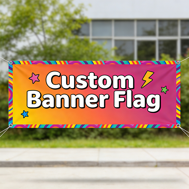 Aangepaste vlagbanner Commerci - Commercial Printing Shop recensie en prijs