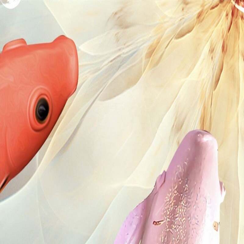 Moderne en elegante pauwvis TV - Commercial Wallpaper Printing recensie en prijs