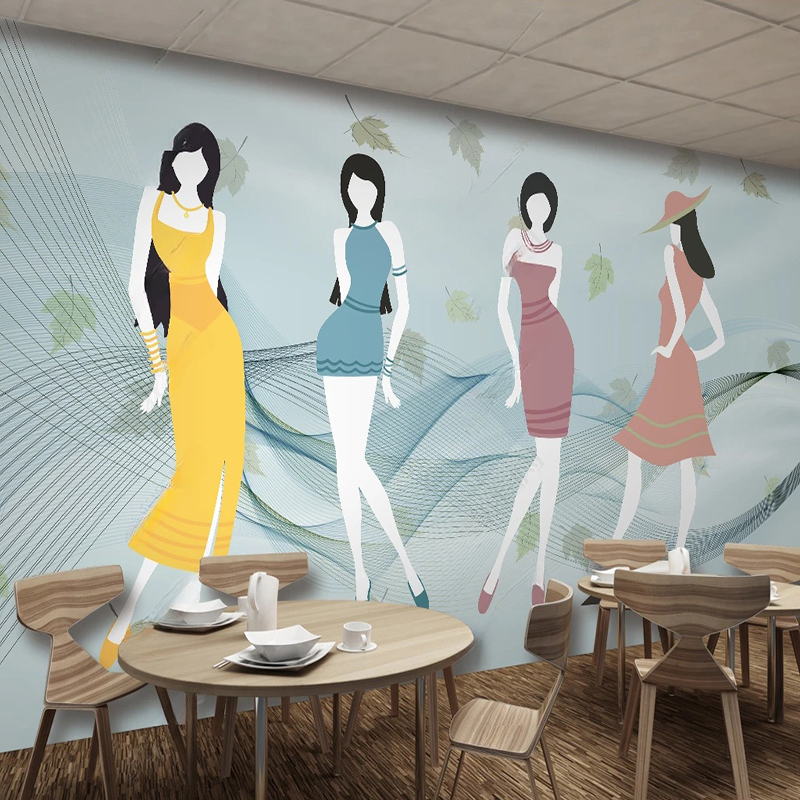 Aangepaste muurschildering Mod - Commercial Wallpaper Printing recensie en prijs