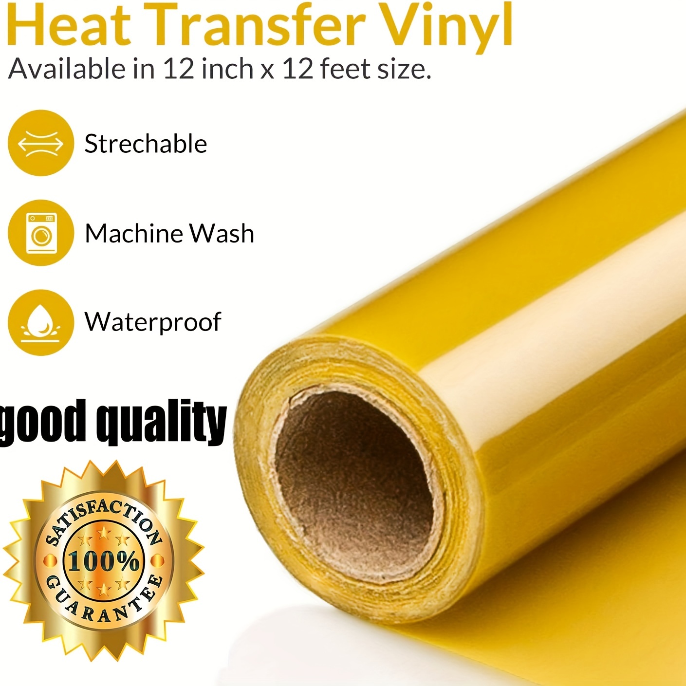 HTV Heat Transfer Vinyl 12 inc - Heat Transfer Vinyl Roll recensie en prijs