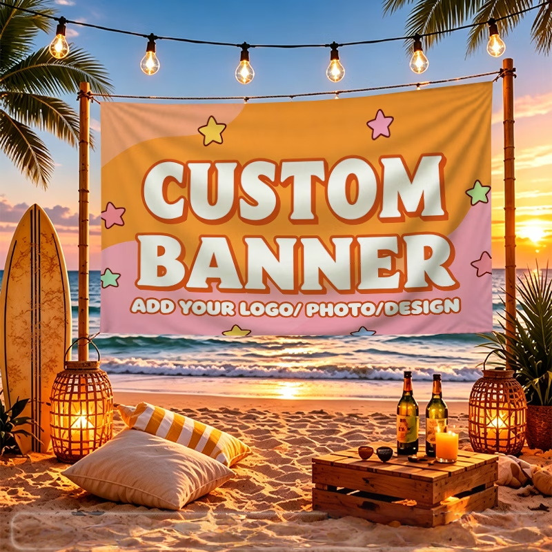 Aangepaste banner vlaggen gesc - Commercial Printing Shop recensie en prijs