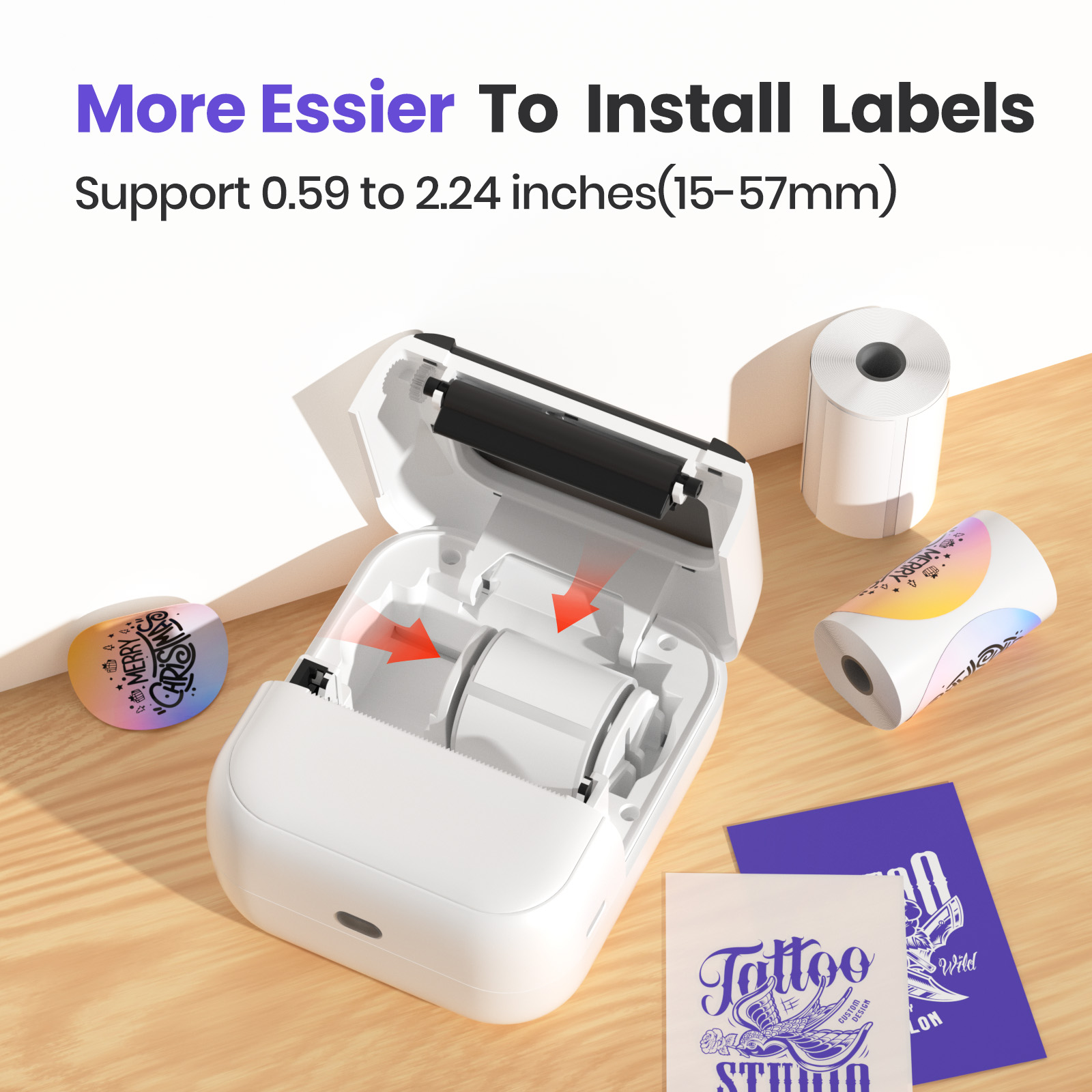 C50 Mini Draadloze Tattoo Prin - Commercial Book Printing Machines recensie en prijs