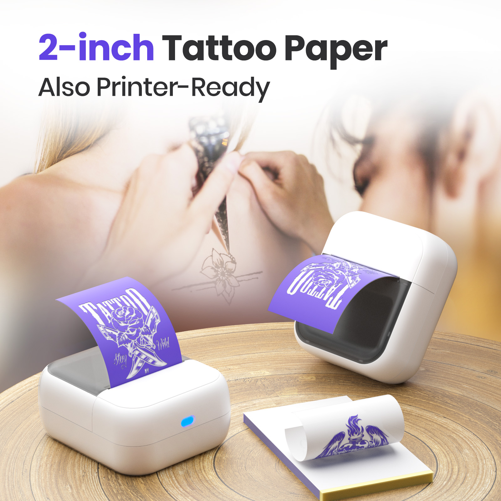 C50 Mini Draadloze Tattoo Prin - Commercial Book Printing Machines recensie en prijs