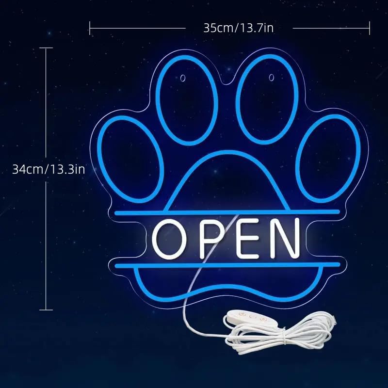 LED Neon Sign USB Dimbare Poot - Commercial Printing Shop recensie en prijs